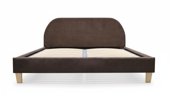 Luxus Textil Design Polster Betten Doppel Modernes Bett Ehe Exclusiv 160x200 cm
