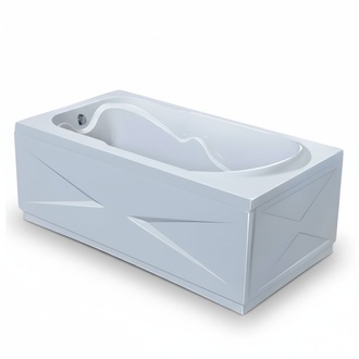 Design-Badewanne Acrylwanne Luxuswanne Wanne Relaxwanne Komfortwanne 130x71 cm