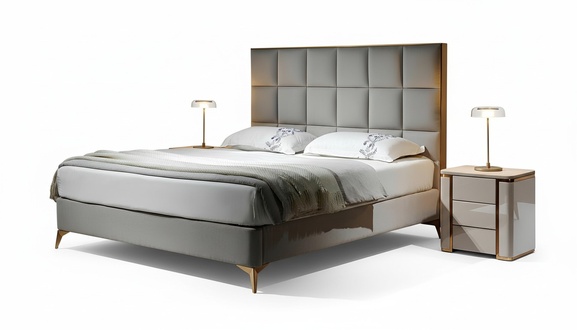 Design Bett Schlafzimmer Betten Textil Hotel Luxus Polster Sitz Stoff Möbel Neu