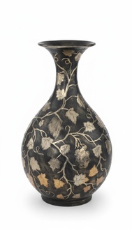 Design Blumen Topf Dekoration XXL Vase Vasen Handarbeit Deko Kelch