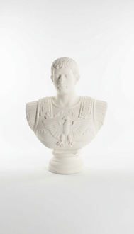 Design Büste Kaiser August Figur Statue Skulptur Skulpturen Figuren