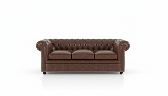 Design Chesterfield Sofa Couch Polster Sofas Couchen Sitz Garnitur Leder