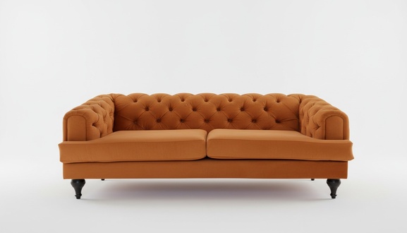 Design Chesterfield Sofagarnitur 4-Sitzer Stoff Couch Sofa Polster Sofas