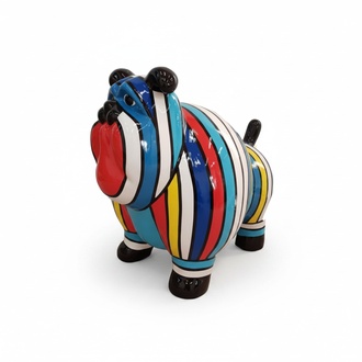 Design Dekoration Figur Hund aus Kunststoff Garten Skulptur Statuen