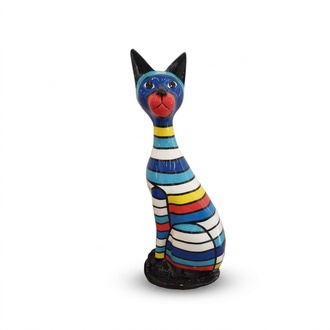 Design Dekoration Katze aus Kunststoff Garten Statuen 98 cm Neu Skulptur