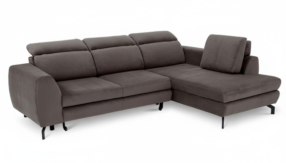 Design Ecksofa Schlafsofa Bettfunktion Couch Textil Polster Sofas Bettkasten Neu