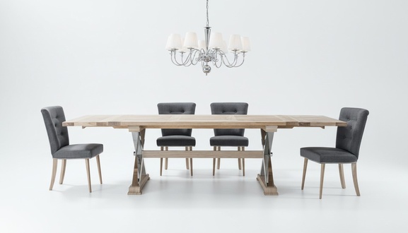 Design Esszimmer Esstisch Tisch 8 Sessel Stuhl Lehn Stühle Echt Holz Tische 9tlg