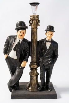 Design Flip und Flap Figur mit Lampe Statue Skulptur Figuren Skulpturen Deko