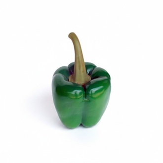 Design Garten Skulptur Figur Paprika Laden Dekoration Deko Aussteller 58cm