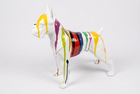 Design Hund Figur Statue Skulptur Figuren Skulpturen Dekoration Deko Neu