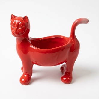 Design Katze Figur Statue Skulptur Figuren Skulpturen Dekoration Deko