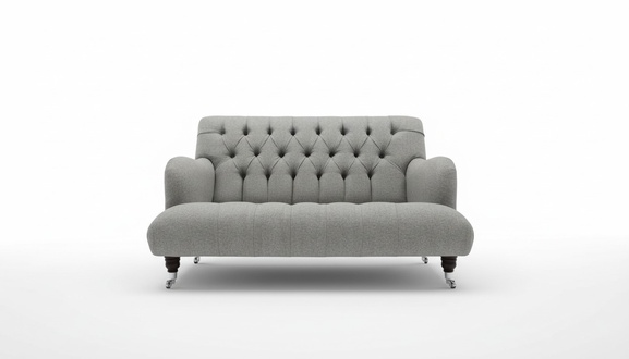 Design Klassische Textil Sofa 2 Sitzer Couch Polster Luxus Sofas Chesterfield