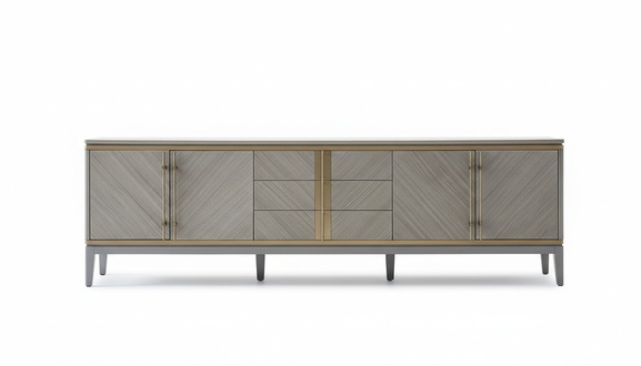 Design Kommode Anrichte Side Low Board Schrank Wohn Zimmer Regal Holz Schränke