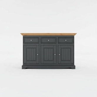 Design Kommode Holz Möbel Schrank Vitrine klassisch Schrank Buffet Bar Anrichte