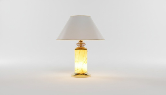 Design Lampe Tischlampe Tisch Lampen Leuchte Deko Klassische Beleuchtung 65cm
