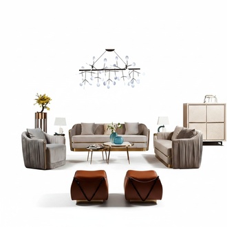Design Lounge Club Sofa Couch Polster Sitz Garnitur 311 Italy Möbel Garnituren