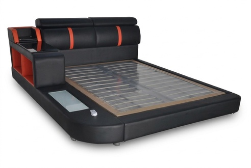 Design Luxus Bett Polster Ehe Hotel Moderne Betten Leder 140/160/180/200 LB8821