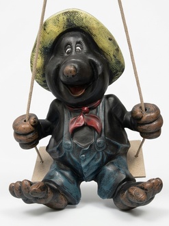 Design Maulwurf Figur Garten Statue Skulptur Figuren Skulpturen Dekoration Neu 6