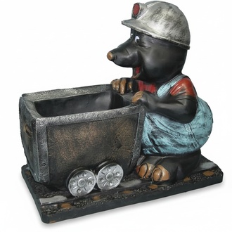 Design Maulwurf Figur Garten Statue Skulptur Figuren Skulpturen Deko Neu