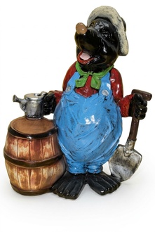 Design Maulwurf Figur Garten Statue Skulptur Figuren Skulpturen Dekoration Neu