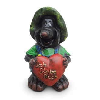 Design Maulwurf Tier Garten Figur Statue Skulptur Figuren Dekoration 40cm