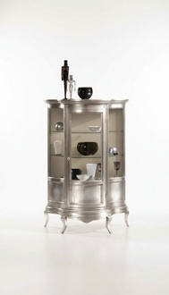 Design Möbel Holz Klassischer Vitrine Schrank Regal Italienische Möbel