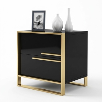 Design Nacht Tisch Konsole Beistell Schlaf Zimmer Metall Luxus Konsolen Tische