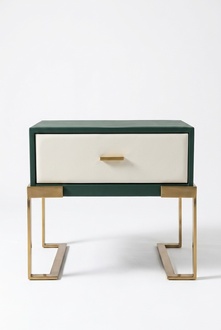 Design Nacht Tisch Konsole Metall Glanz Tische Konsolen Schlaf Zimmer Beistell 1