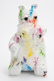 Design Nilpferd Figur Statue Skulptur Figuren Skulpturen Dekoration Deko