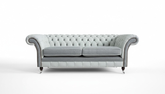 Design Polster Sofa 3 Sitzer Couch Luxus Klassische Textil Sofas Chesterfield