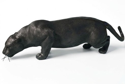 Design Puma Figur Statue Skulptur Figuren Skulpturen Garten Deko Neu