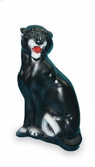 Design Puma Figur Statue Skulptur Figuren Neu Skulpturen Garten Dekoration