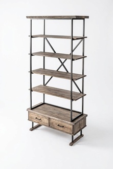 Design Regal Wohnzimmer Schränke Edelstahl Regale Bücherschrank Landhaus Stil