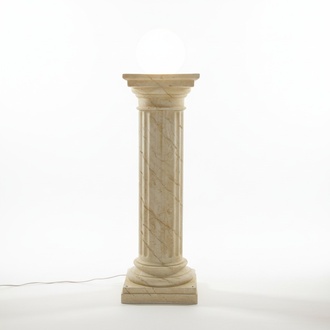 Design Säulenlampe Leuchten Leuchte Lampenschirm Dekolampe Säule