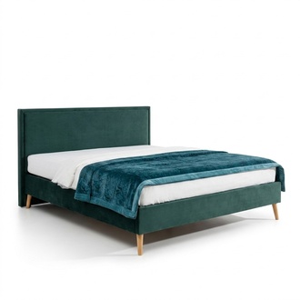 Design Samt Bett Luxus Textil Betten Schlafzimmer Doppel 200x200cm Bettgestell