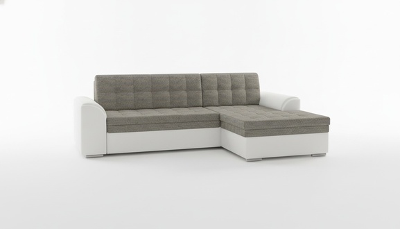 Design Schlafsofa Sofa Polster Wohnzimmer Ecksofa Couch Textl Stoff Garnitur