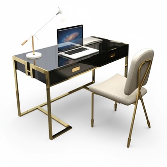 Design Schreib Tisch Computer Büro Arbeits Tische Kanzlei Hochglanz Luxus