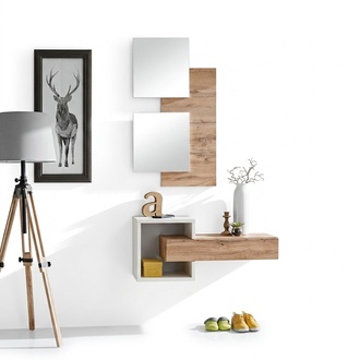 Design Set 4tlg Einrichtung Diele Moderne Design Wand Regal Neu Möbel