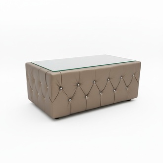 Design Sofa Couchtisch Tisch Tische Glastisch Chesterfield Swarovski Gold