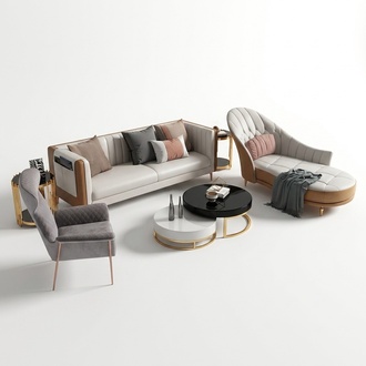 Design Sofa Garnitur Möbel Italien Set Couch Polster Sitz Samt 3+1 Gruppe