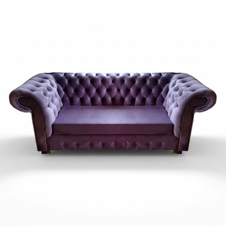 Design Sofa Zweisitzer Couch Wohnzimmer Einrichtung Polstermöbel Chesterfield