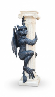 Design Spalten Säule Gragol Gothik Säulen Skulptur Skulpturen Blumen