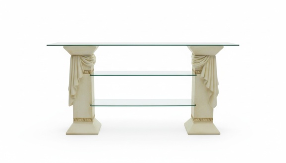 Design Vitrine Regal Glas Säule Schrank Vitrinen Regale Schrank Wohnzimmer