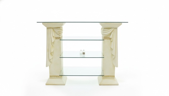 Design Vitrine Regal Glas Säule Schrank Vitrinen Regale Schrank Medusa