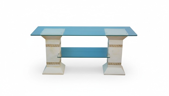 Design Vitrine Regal Glas Säule Schrank Vitrinen Regale Schrank Wohnzimmer