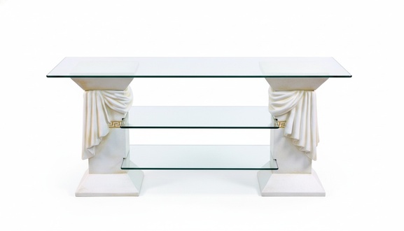 Design Vitrine Regal Glas Säule Schrank Vitrinen Regale Schrank Wohnzimmer 1861