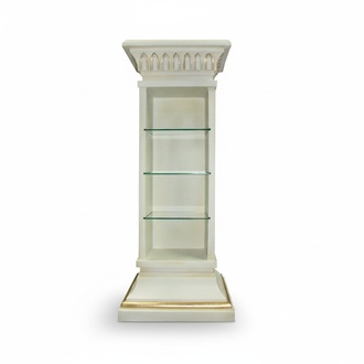 Design Vitrine Regal Glas Bar Säule Schrank Vitrinen Regale Schrank