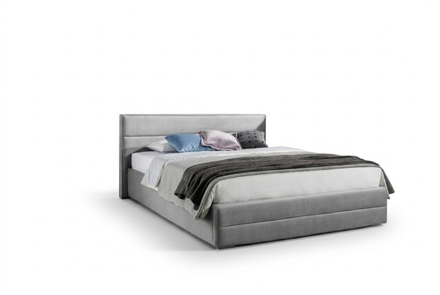 Designer Bett Schlafzimmer Betten Textil Leder Hotel Luxus Polster Sitz Stoff