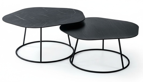 Designer Couchtisch Luxus Beistelltisch Kaffeetisch Tisch Wohnzimmertisch 2tlg