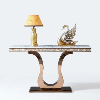 Designer Edelstahl Konsolentisch Tisch Konsole Konsolentische